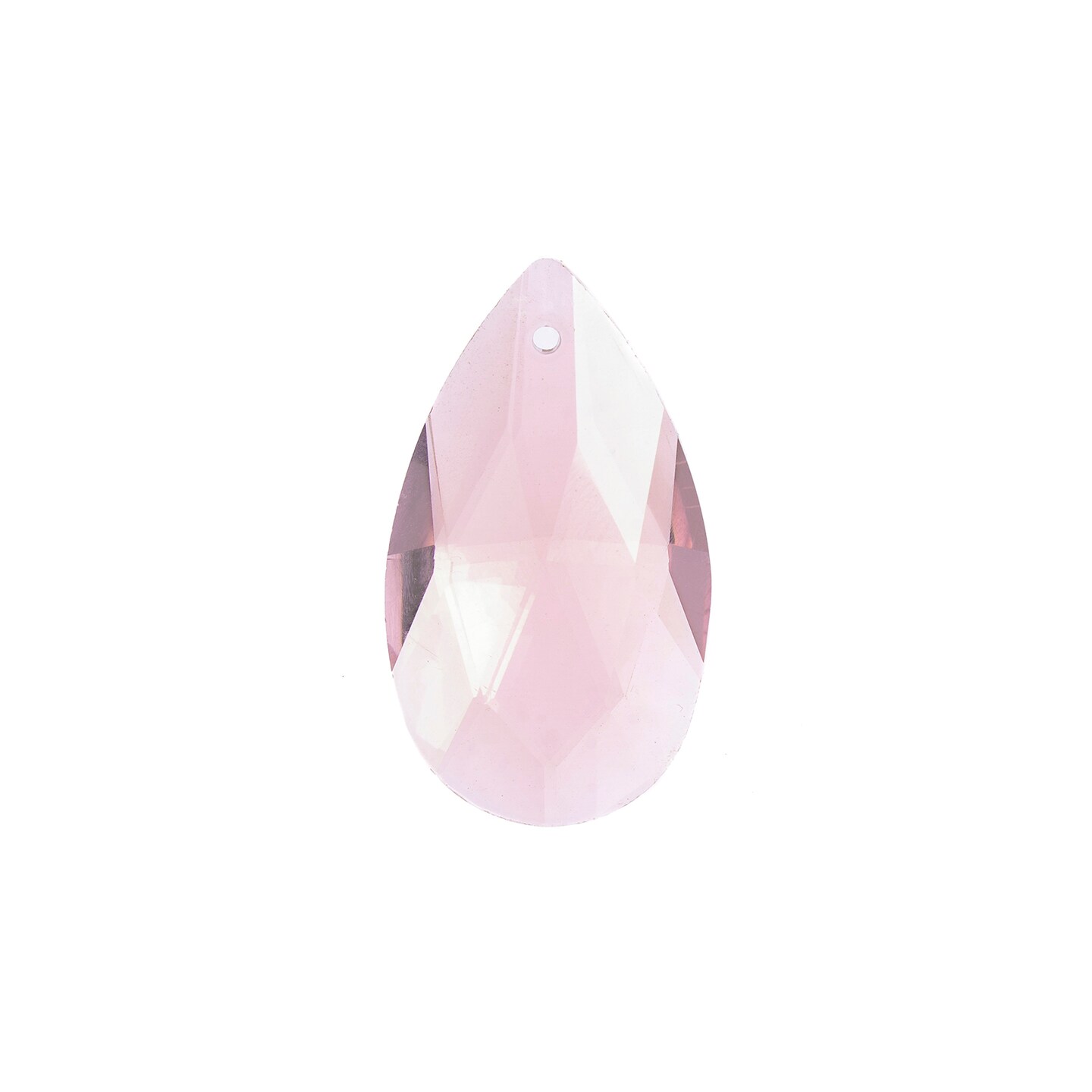Crystal Lane DIY 22x38mm Teardrop Faceted Crystal Glass Pendants, 1pc