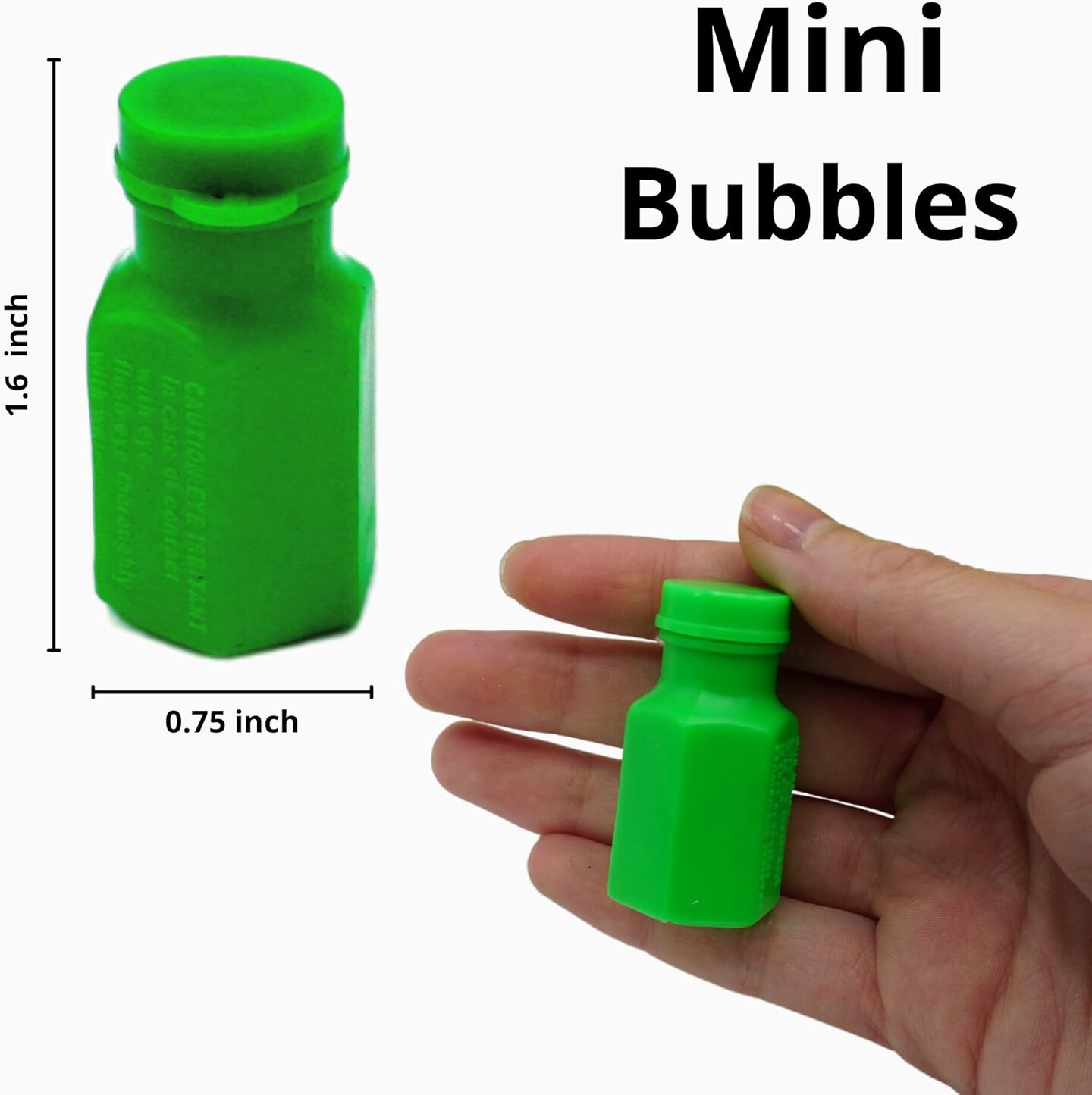 4E's Novelty 48 Pack Mini Bubbles - 1.6" Bulk Non Toxic Bubbles for Kids Party Favors
