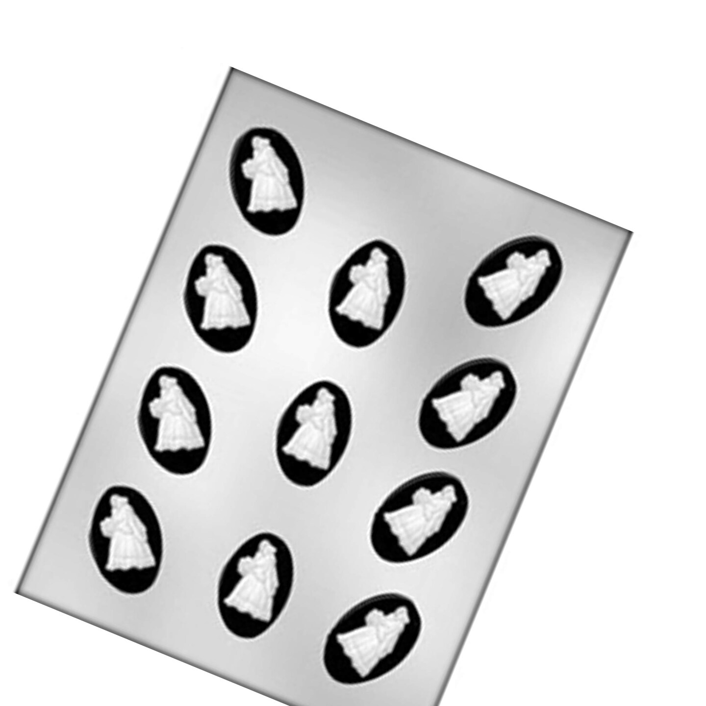 Oval Bridal Mint Chocolate Mold for Wedding Favors