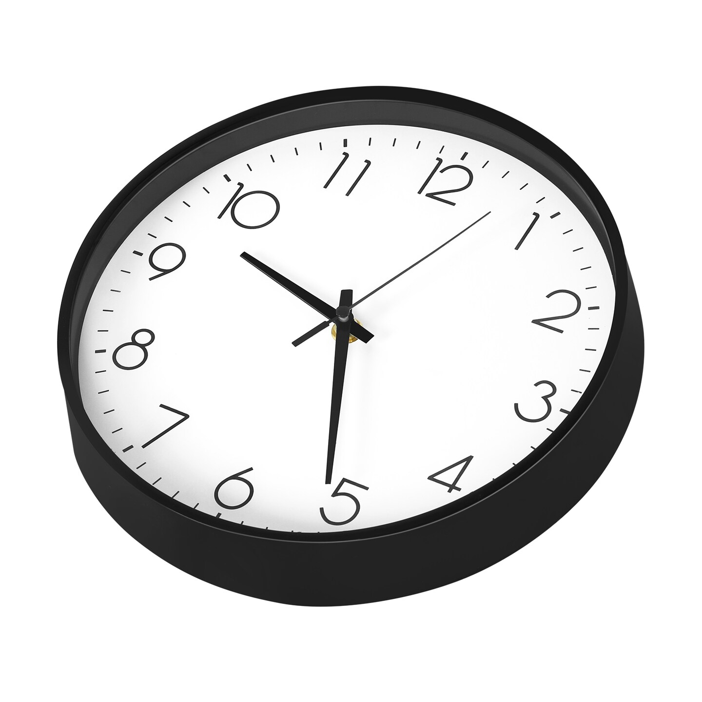Modern 9.8-Inch Silent Wall Clock – Minimalist Design, Battery Operated
