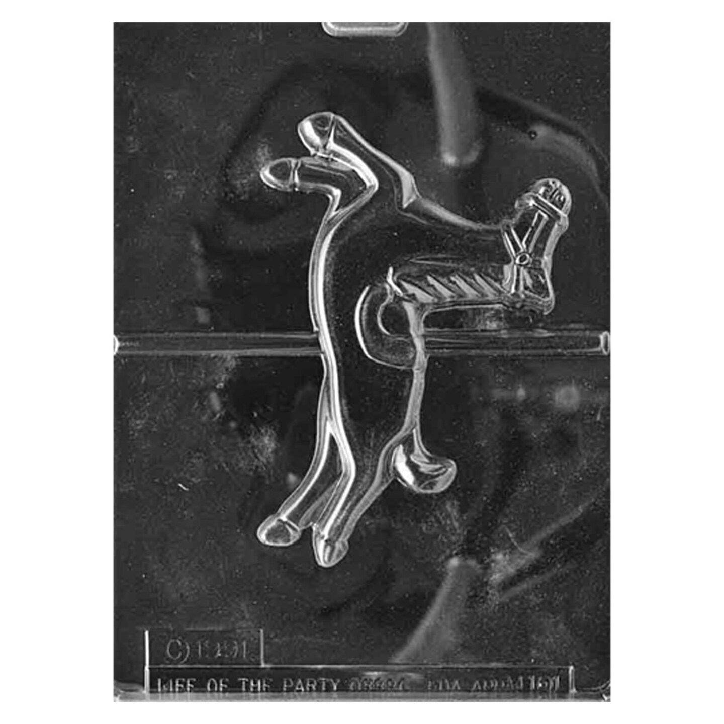 Large Carousel Horse Chocolate Mold for Carnival Treats