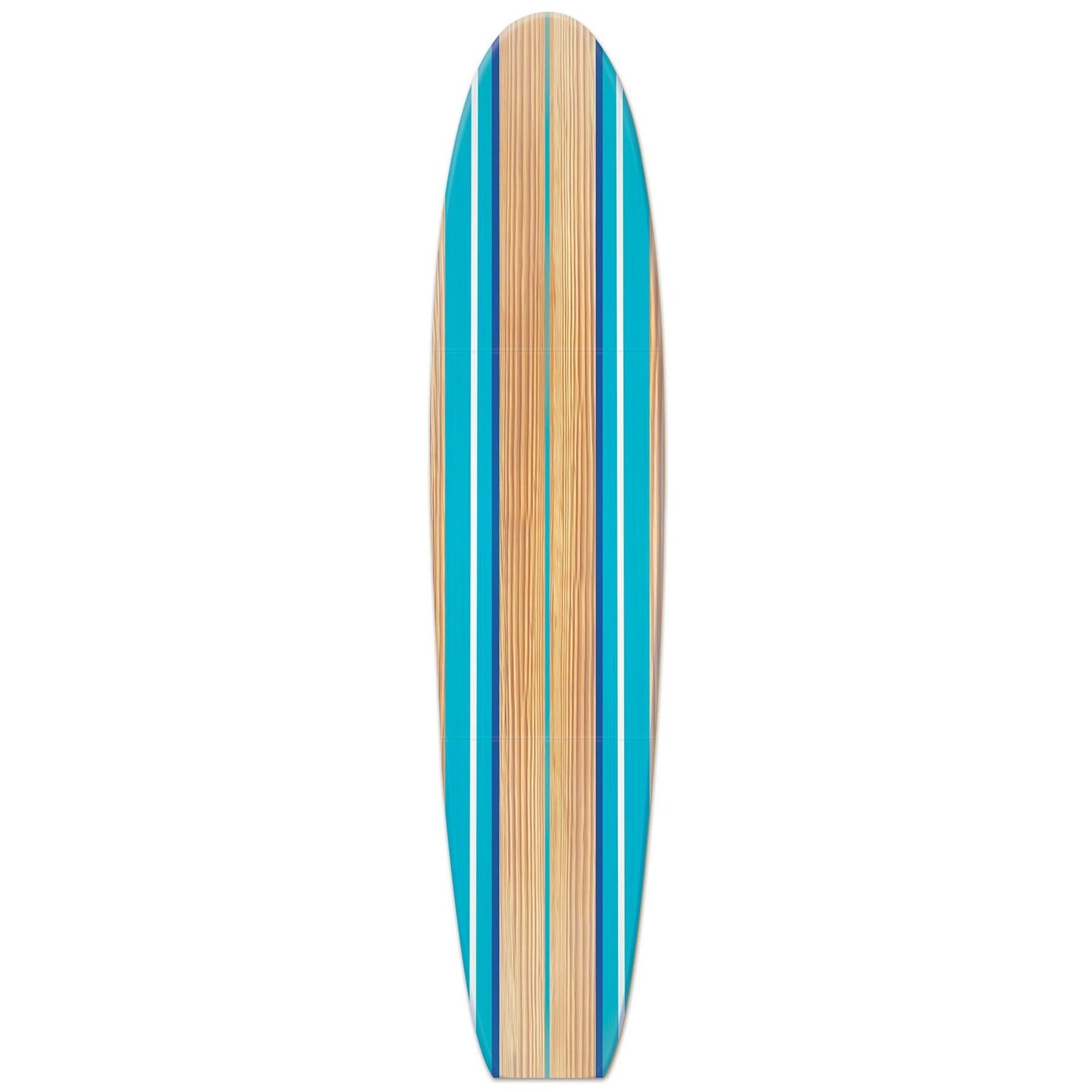 4 Pack Beistle Luau Party Surf Board Stand-Up Decoration