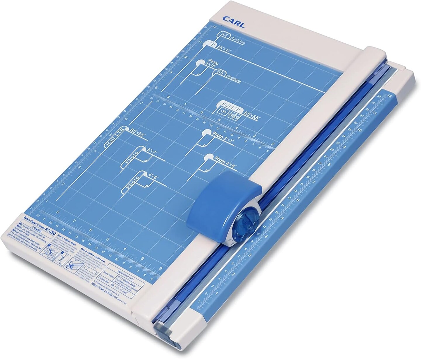 Manufacturing 12200 Rotary Trimmer 12-Inch 10 Sht Cap. 10-1/4-Inch x12-Inch x3/4-Inch GY