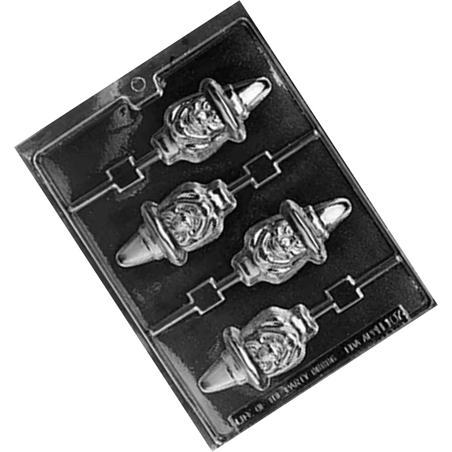 Ugly Witch Lollipop Chocolate Mold for Spooky Halloween Treats