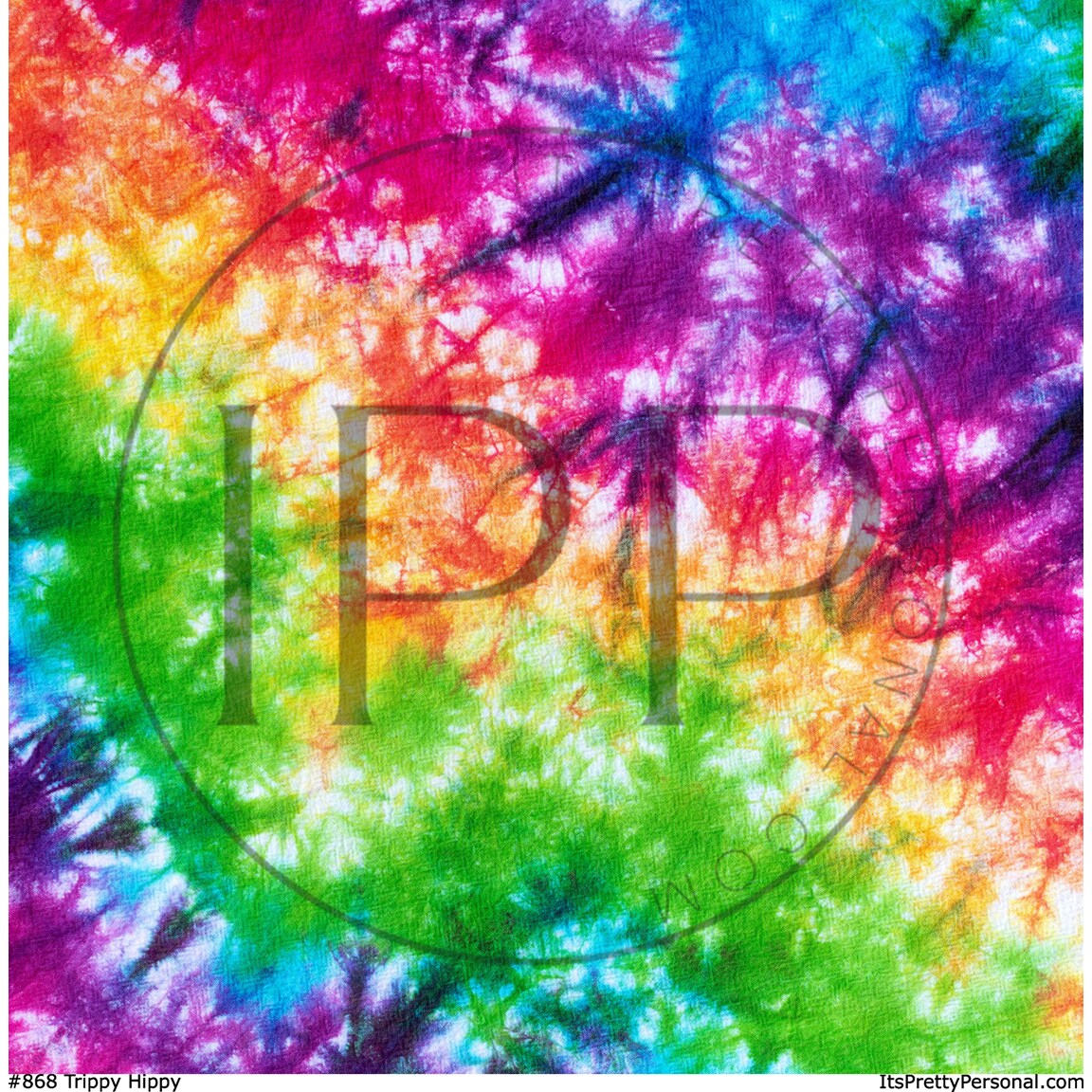 #868-Trippy Hippy- 12x12 Pattern Vinyl