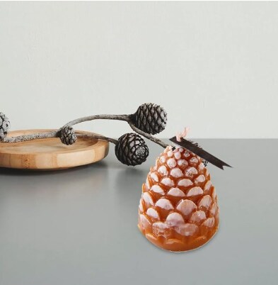 3D Pine Cones Silicone Mold for DIY Candle Making Molds
