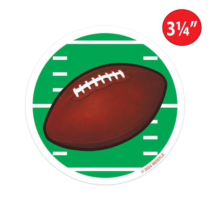 96 Pack Beistle Football Coasters