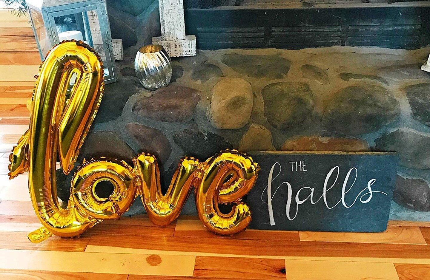 Large Gold Foil LOVE Balloons Banner,42 Inch Mylar Foil Letters Balloons for Wedding Bridal Shower Anniversary Mothers&#x27; Day Engagement Party Decorations Supplies