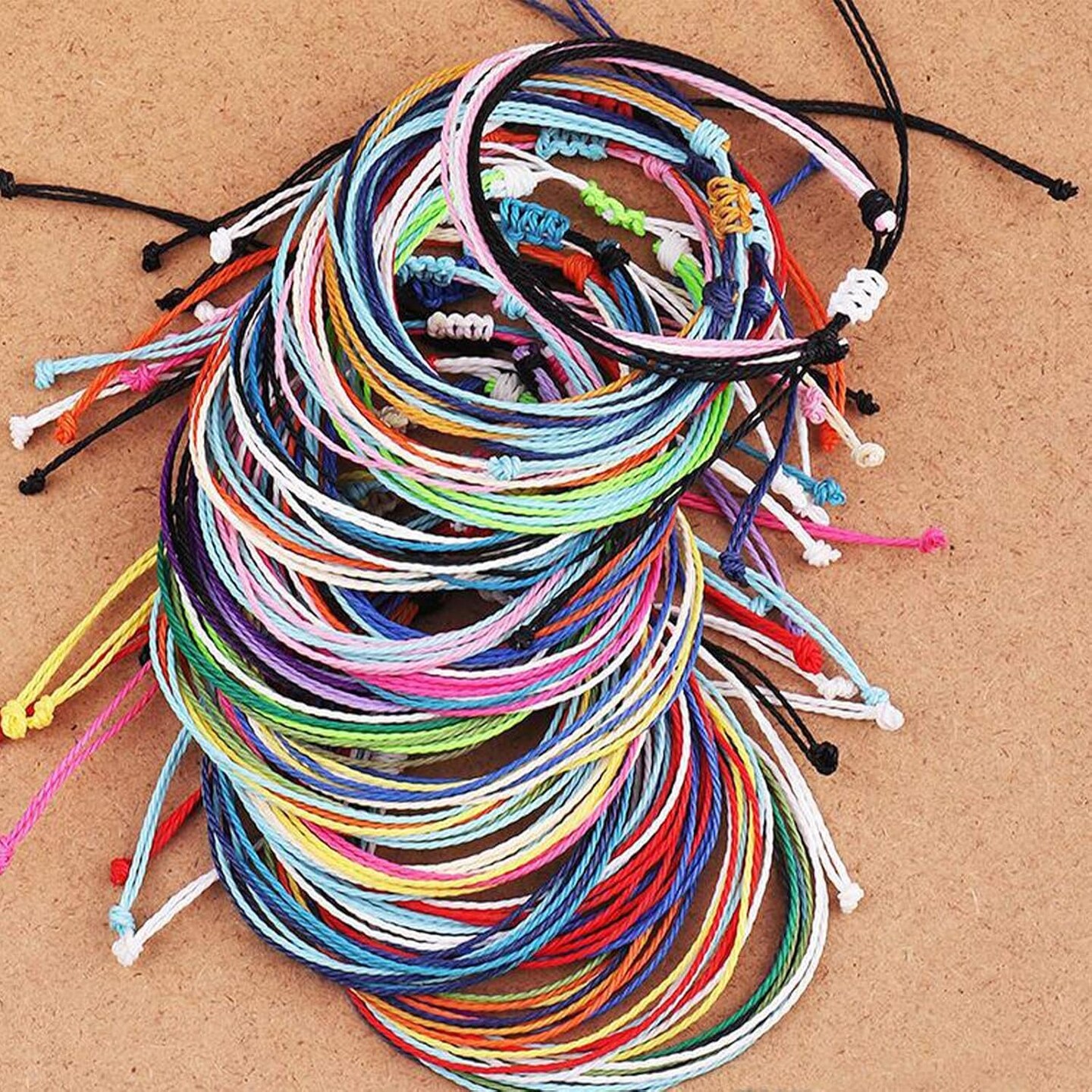 Waxed String 35 Colors 1mm 382 Yard | Waxed Polyester Cord Wax Cotton Cord Waxed Thread for DIY Bracelets Necklace Jewelry Making Friendship Bracelet 1