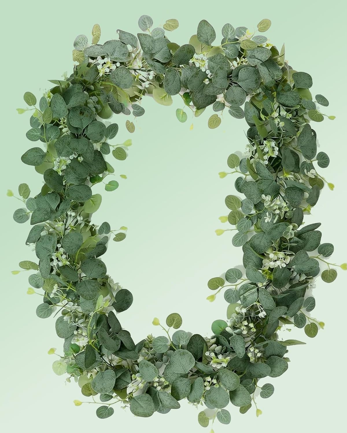 Greenery Garland Artificial Ivy Greenery Eucalyptus Spring Garland Fake Hanging Vines Fake Ivy Leaves Table Decor Green Hanging Vine Decor Artificial Vine Plants Backdrop for Home Outdoor Indoor Decor