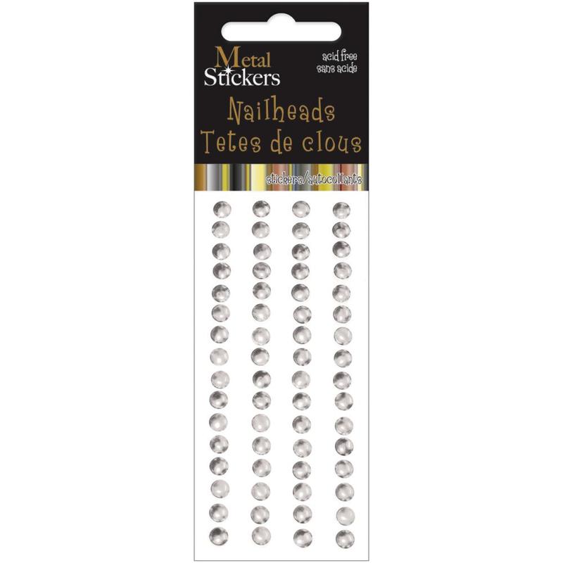 Silver 5mm Nailhead Strips