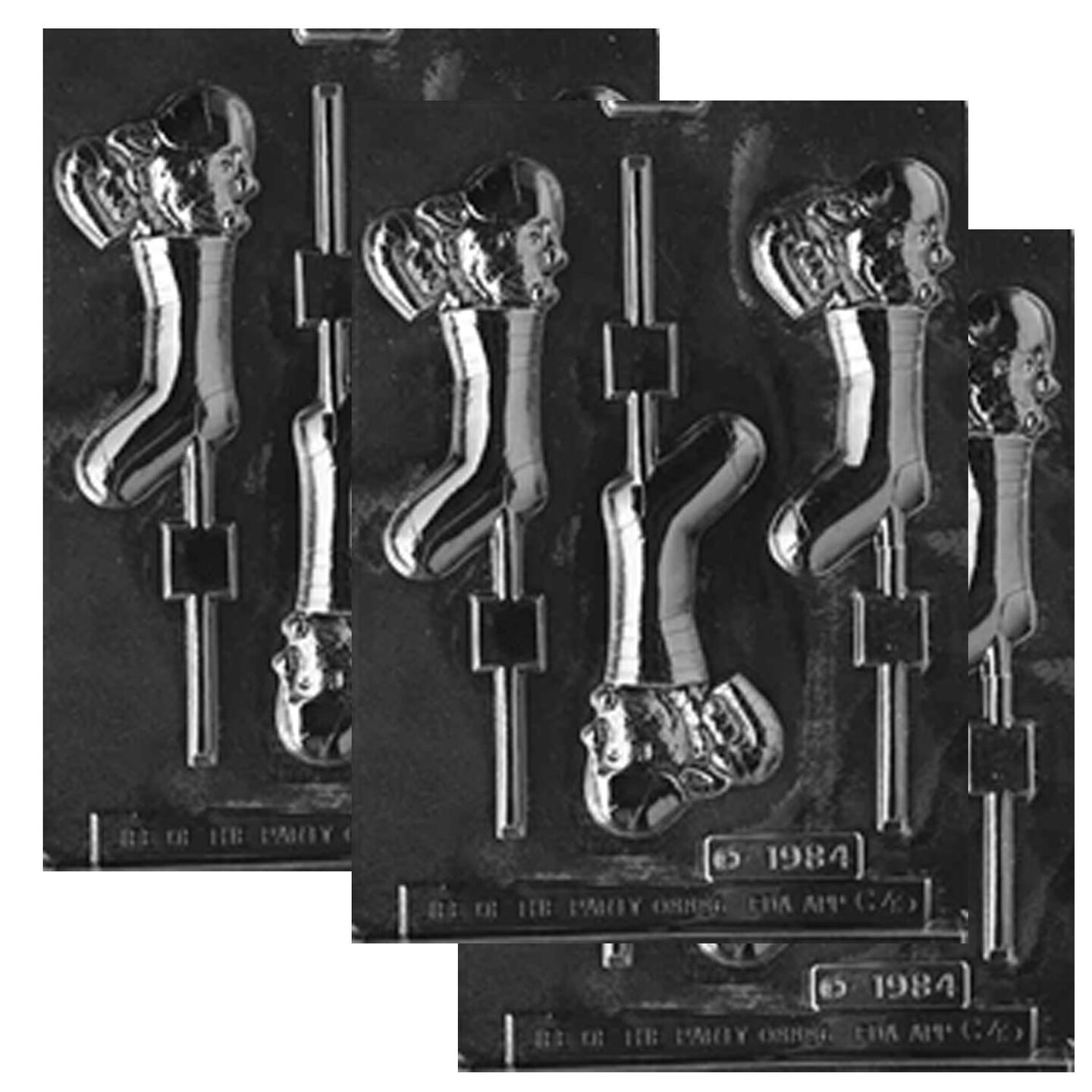 Mouse In Stocking Lolly Chocolate Mold for Holiday Treats