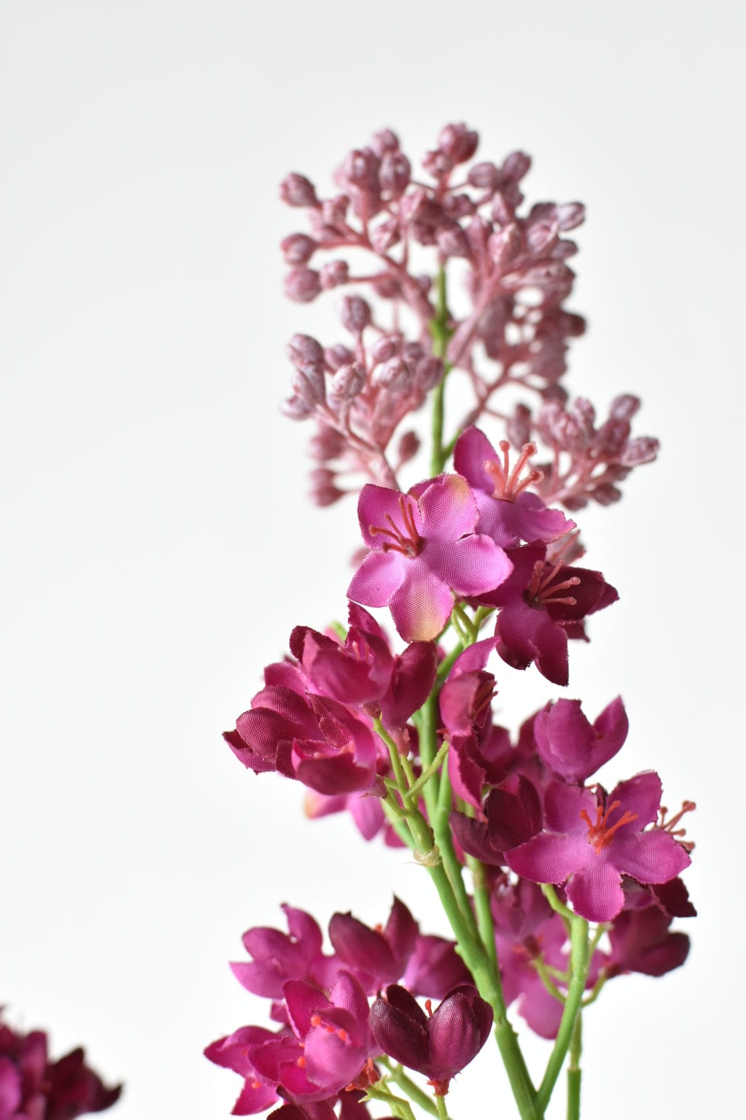34.5&#x22; Faux Vibrant Pink/Purple Lilac Stem