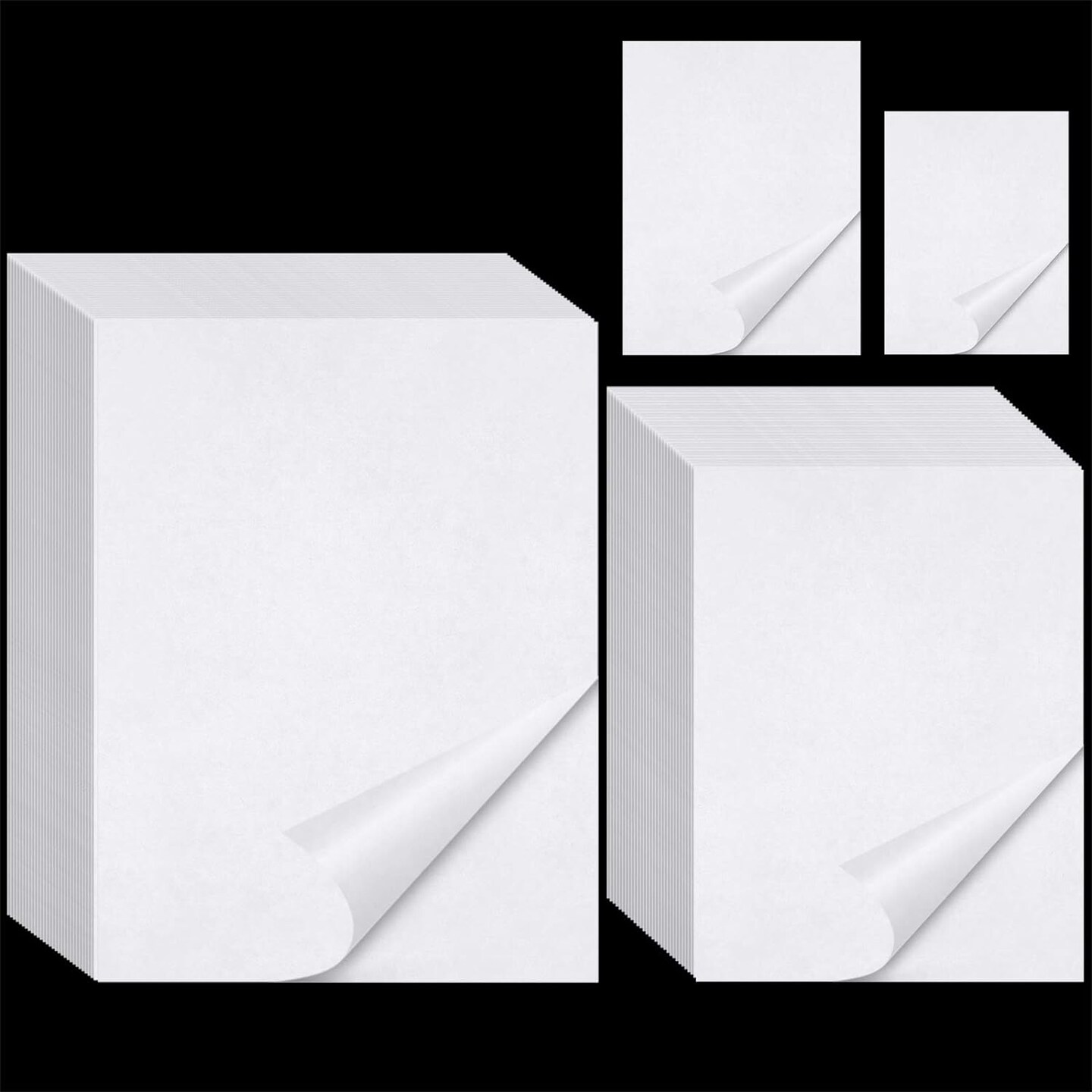 Diamond Art Paper Covering Double-Sided Non-Stick Replacement Cover Sheets Painting Accessories and Tool 16 x 12 cm and 15 x 10 cm