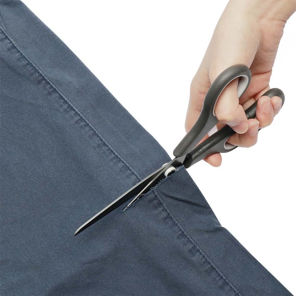 Scissors 8 Inch Soft Comfort-Grip Handles Sharp Titanium Blades, 2-Pack