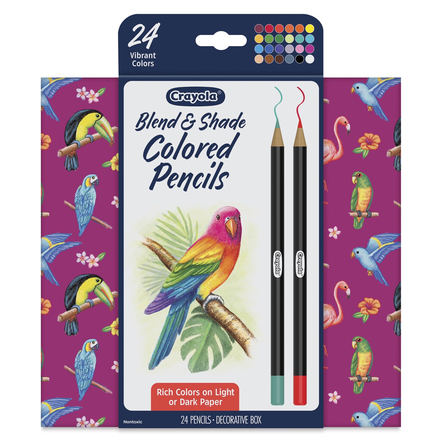 Crayola Blend & Shade Color Pencils - Assorted Colors, Set of 24