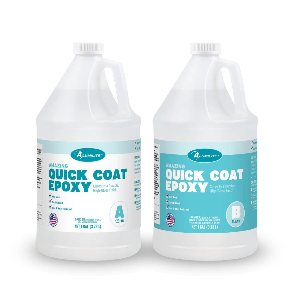 Amazing Quick Coat 2 Gallon Kit - (1 gallon each; side A and side B)