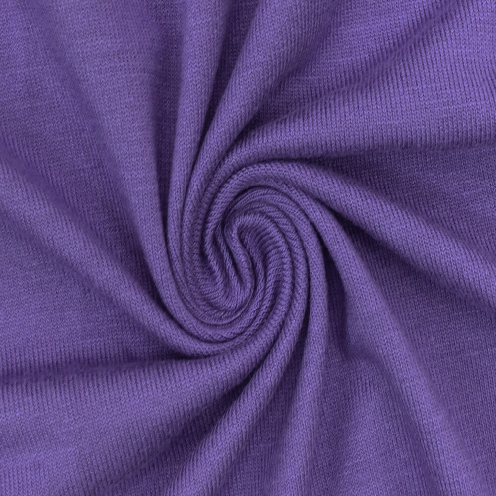 Jam Purple Solid Stretch Rayon Jersey Knit Fabric By the Yard
