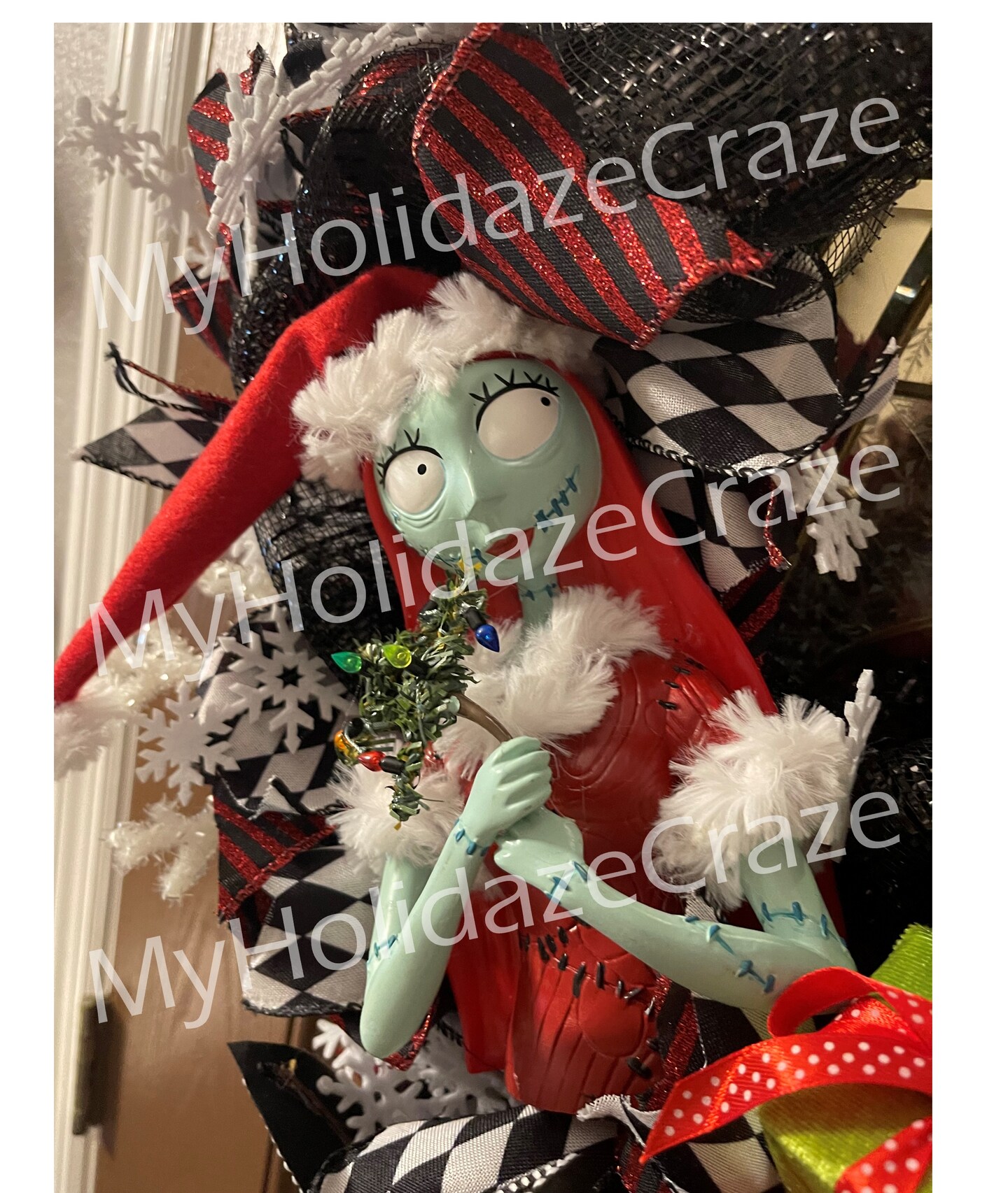 Nightmare Before Christmas Jack Skellington and Sally Christmas