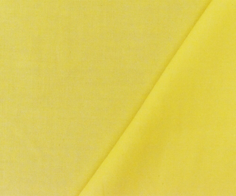 Yellow Rayon Challis Solid Woven Fabric By the Yard