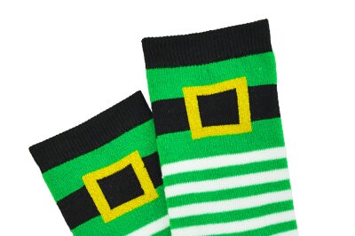 Everything Legwear St. Patrick&#x27;s Day Buckle Crew