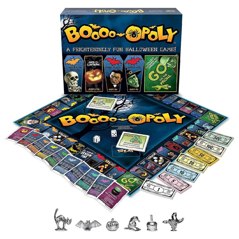 Boooo Opoly Board Game Halloween Property Trading Fun for All Ages