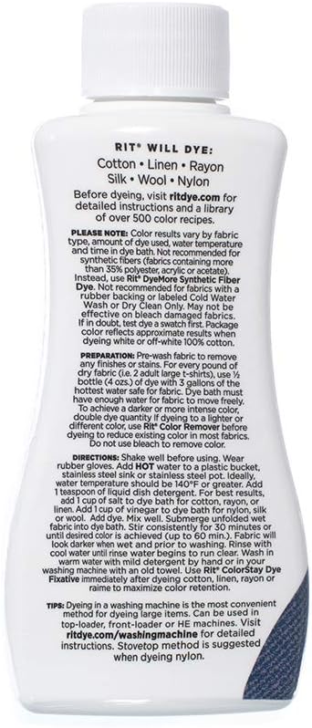 Liquid Fabric Dye for Crafting, Clothing, and D&#xE9;cor &#x2013; 8 oz. Bottle &#x2013; Neon Yellow (Gloves Included)