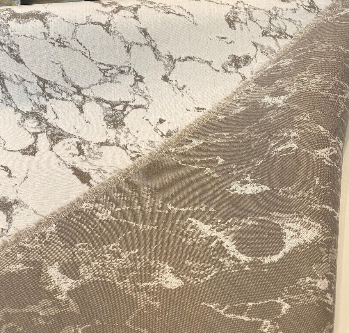 1 Yard Outdoor Upholstery Fabric Sunbrella Marble Frost 100% Sunbrella Acrylic 54 Inch Width