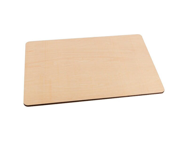 Craft Express 4 Pack Sublimation Plywood Placemats – 11.8" x 8.2" MDF Blanks