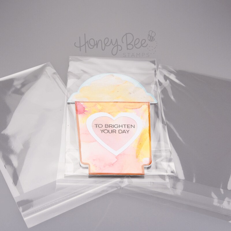 4&#x22;x6&#x22; Crystal Clear Cello Bags 100 Pk For Cards, Projects and Treats 4 1/4&#x22; x 6 1/8&#x22;