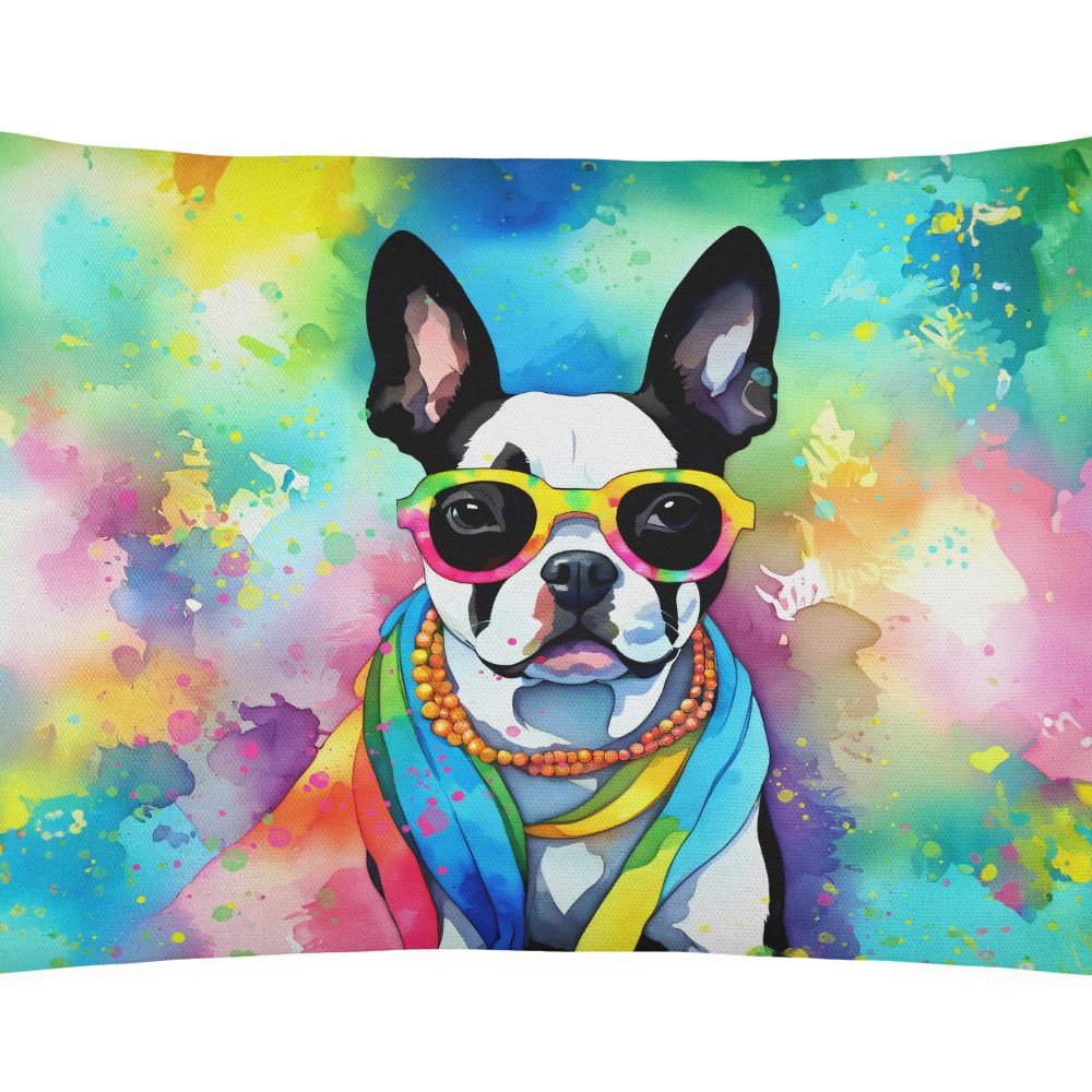 Bandiera Da Giardino Boston Terrier 28x38 Cm – Doppia Faccia In Poliestere Resistente, Regalo Per Amanti Dei Cani