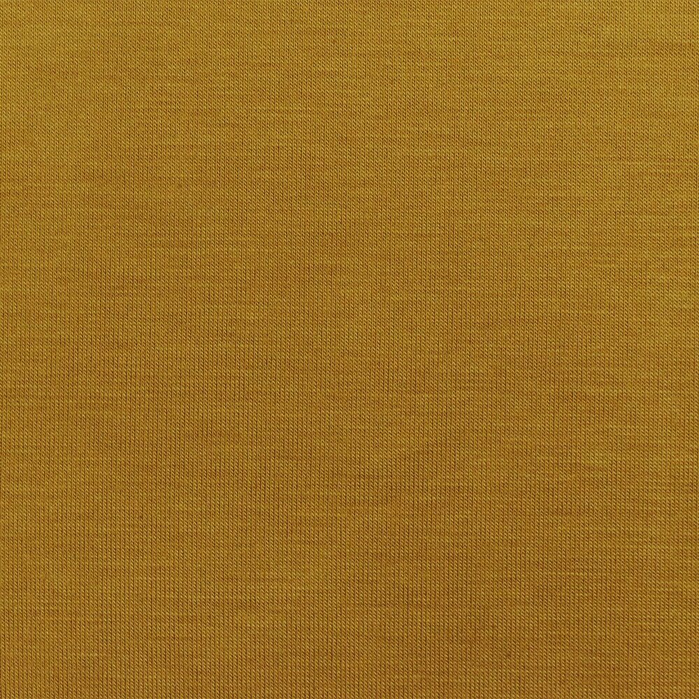 Yellow Solid Stretch Spendex Rayon Modal Jersey Knit Fabric By the Yard