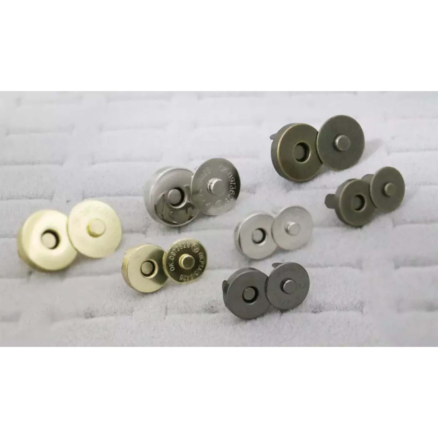 14 mm Magnetic Purse Snaps Durable Heavy Duty Fasteners for Bags and Accessories
