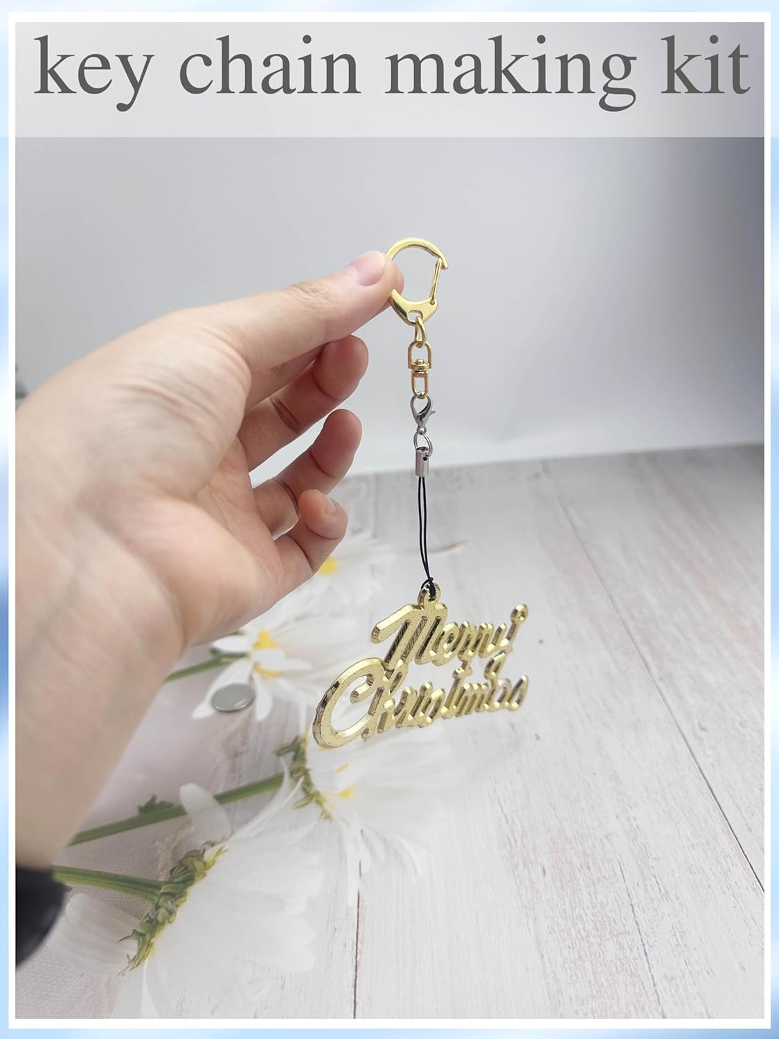 50-Piece Gold Lobster Claw Clasps and Swivel Snap Hooks Set – Perfect for keychain rings, DIY projects, and craft making.