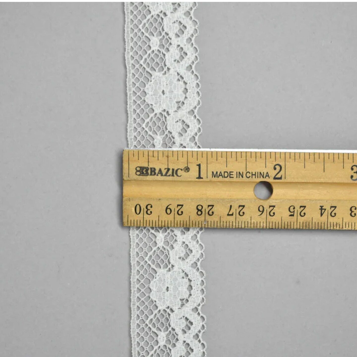 Fancy White Lace Trim Decorative DIY Craft Ribbon 1 inch Width