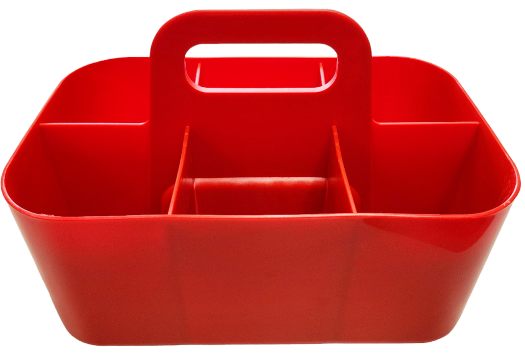 Enjoy Organizer 4 Pack Small Stackable and Portable Simple 6-Compartment Caddy - Made In USA