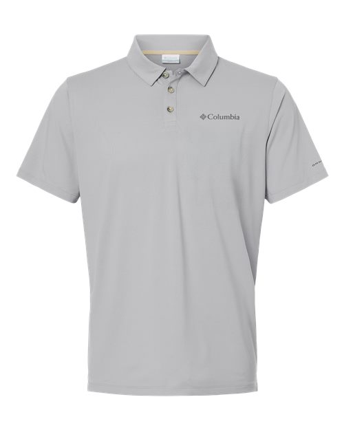 Columbia® Men’s Tech Trail Utility Performance Polo with UPF 50 and Moisture Wicking Fabric