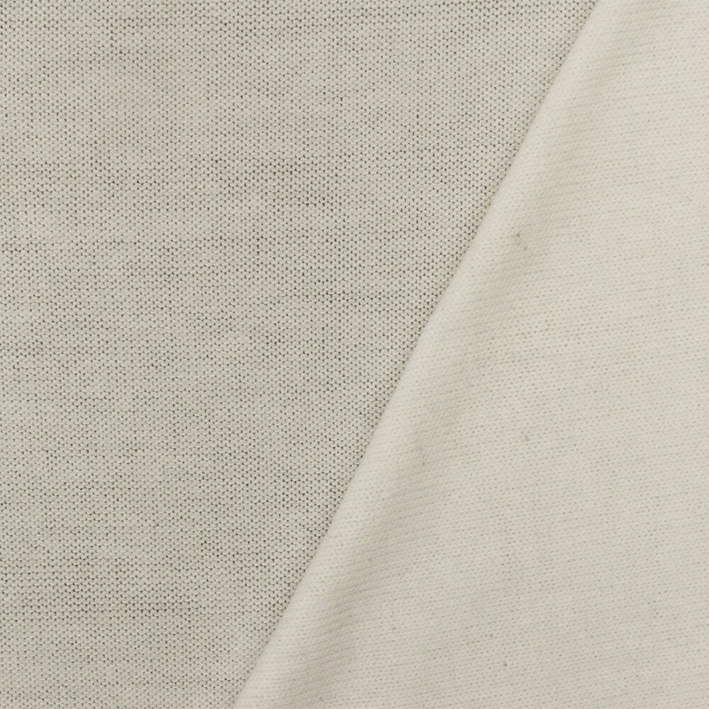 Light Ivory Solid Stretch Jersey Knit Fabric By the Yard