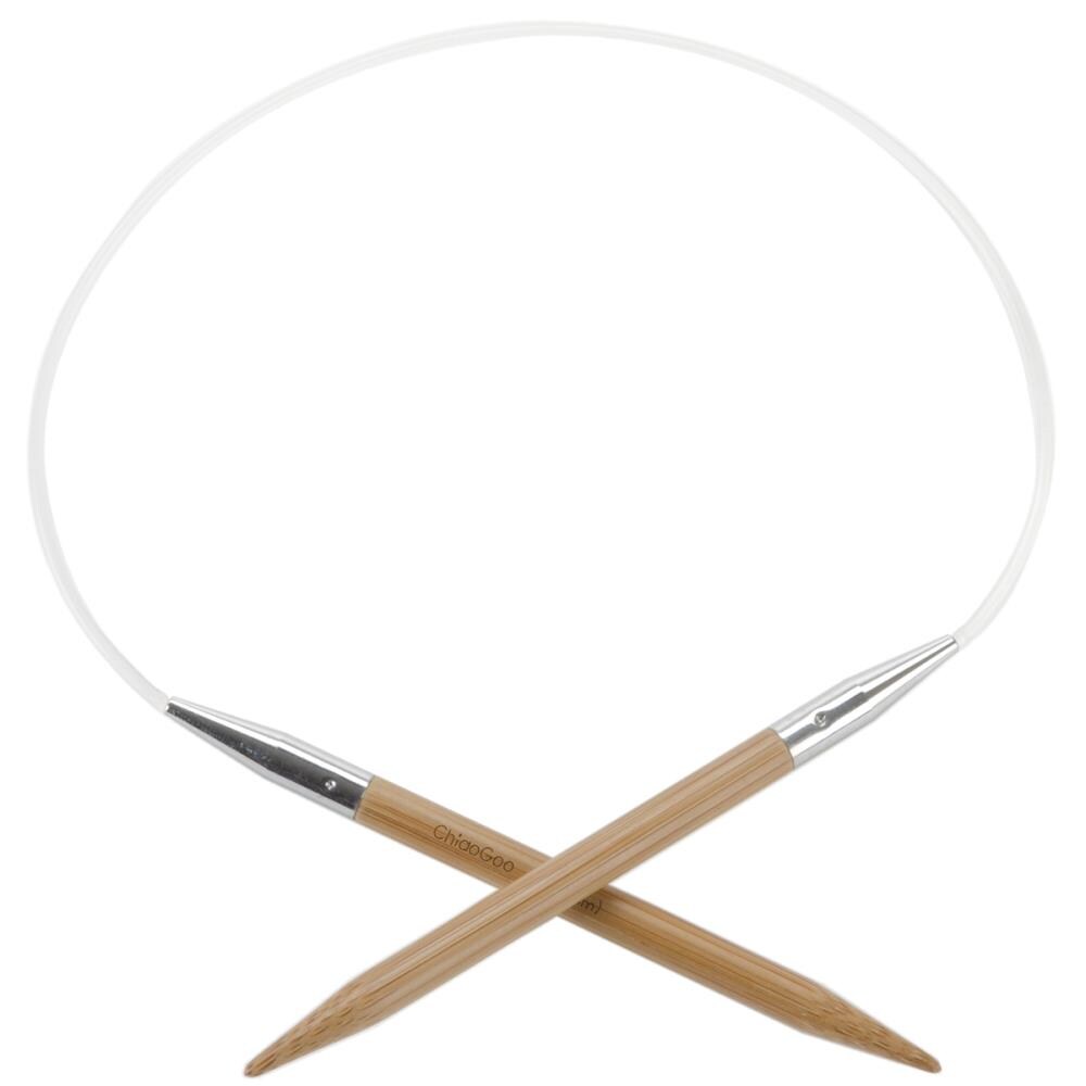 ChiaoGoo Bamboo 16&#x22; Circular Knitting Needles - Sizes US 1 - 15 (2.25mm - 10mm)
