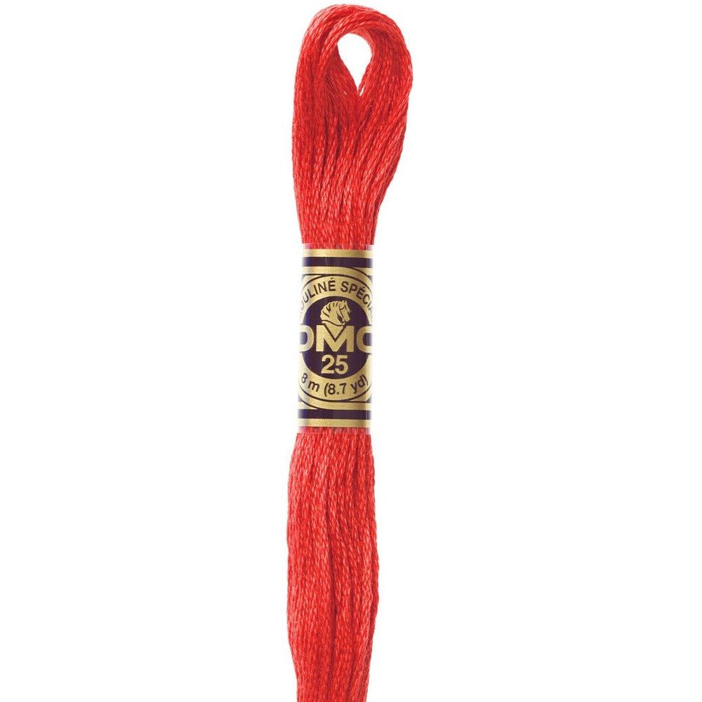 DMC Embroidery Floss, 6-Strand - Coral Dark #349