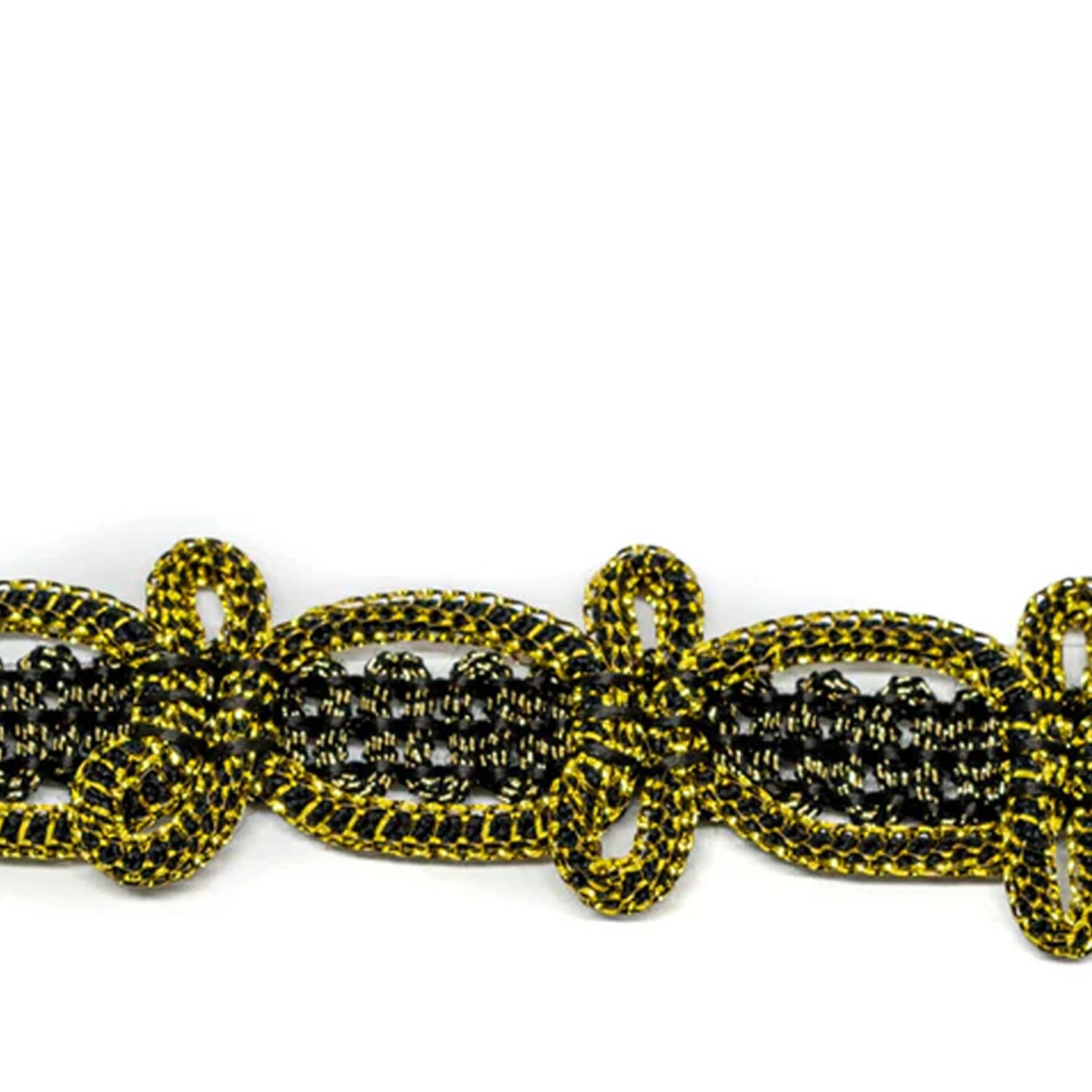 1 Yard Metallic Loop Gimp Trim Decorative Sewing Craft Embellishment 36 Inch Width