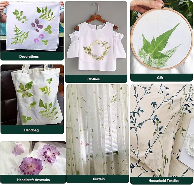 Natural and Creative DIY Handbag,Clothes,Decorations,Handicraft Artworks,Household Textiles &#x26; Fabric Art and Craft Kit.Fun Parent-Child Games