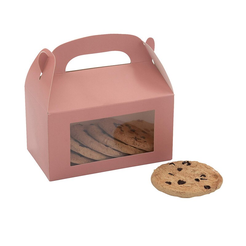 Blue Treat Boxes with Display Window 12 ct