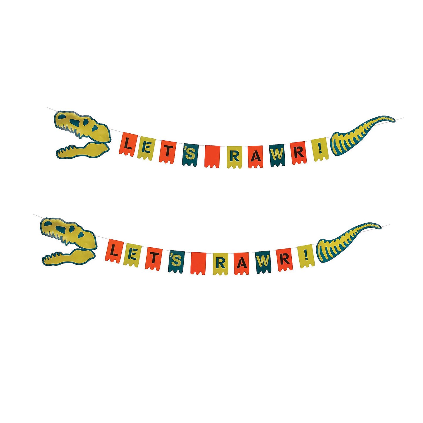 Dino Dig Birthday Garland