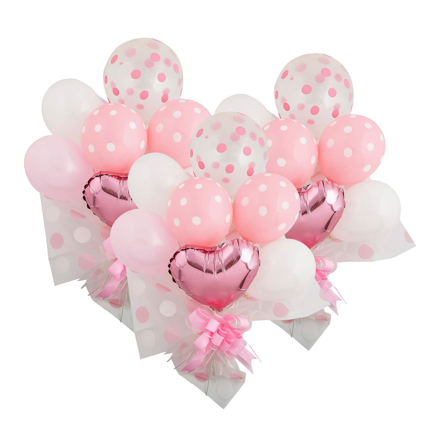 Pink Balloon Bouquet Set All in One Party Kit