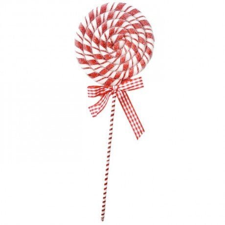 16&#x22; Peppermint Stripe Lollipop Pick