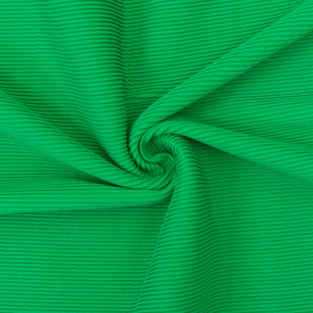 Green Famous Maker 3D Stripe Texture Stretch Spandex Activewear Knit Fabric By the Yard