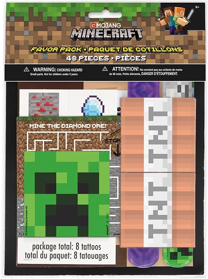Minecraft Favor Pack - 48pc