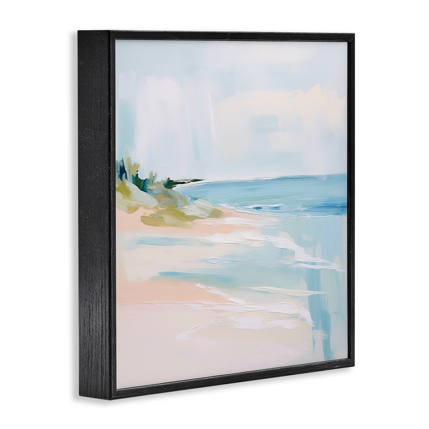 Stupell Industries Abstract Beach Edge Framed Giclee Wall Art Design by Irena Orlov