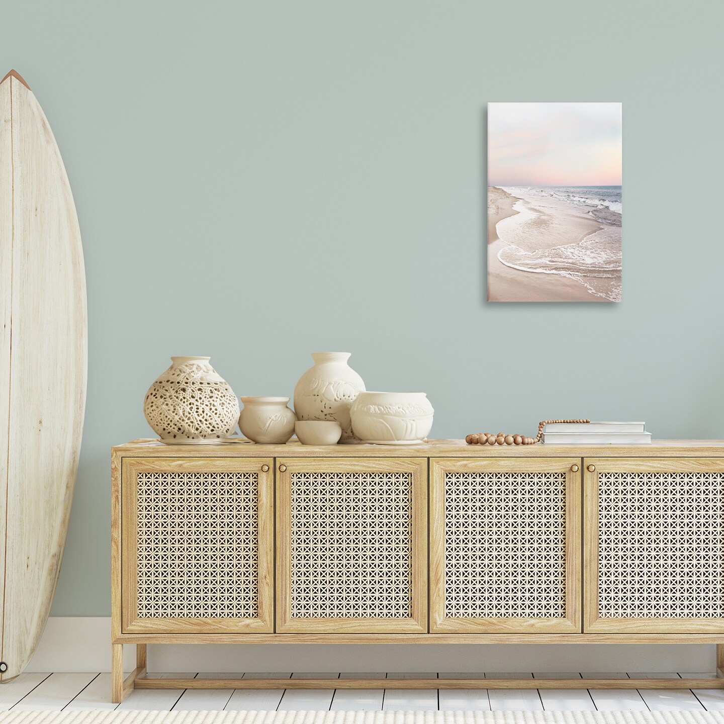 Stupell Industries Beautiful Beach Oasis Canvas Wall Art Design by Natalie Carpentieri